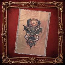 Viaje místico del tiempo con alas, reloj de vapor.