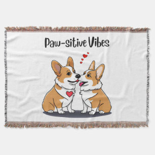 Manta Vibes Corgis enamorados