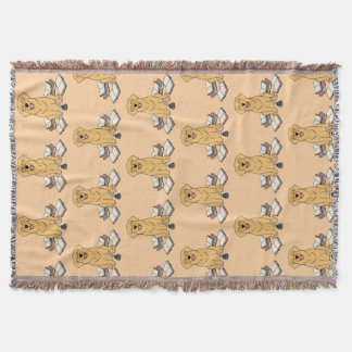 Manta Vibraciones Acogedoras Cachorro Retriever Dorado A