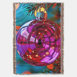 Manta Vibrant Christmas Ornament Sparkle Design