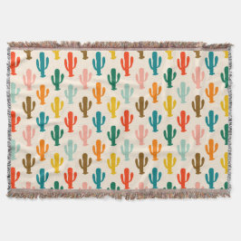 Manta Vibrant Desert Botanical Throw Blanket 