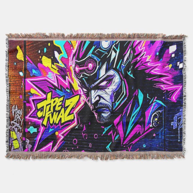 Manta Vibrante barrido de arte callejero (Anverso)