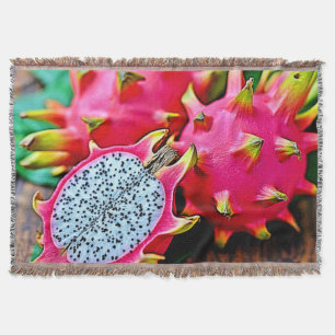 Manta Vibrante diseño de belleza de frutas de dragón