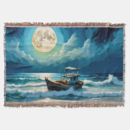 Manta Viejo barco a orillas del mar