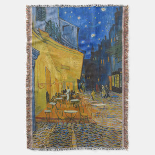 Manta Vincent van Gogh - Cafe Terrace de noche