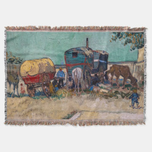 Manta Vincent Van Gogh - Caravanas, campo gitano cerca d