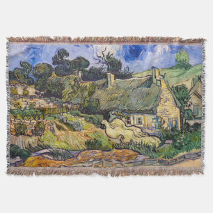 Manta Vincent Van Gogh - Casas de paja en Cordeville