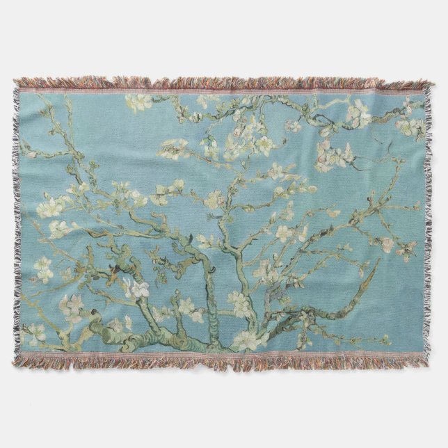 Manta Vincent Van Gogh - Flor de almendra (Anverso)