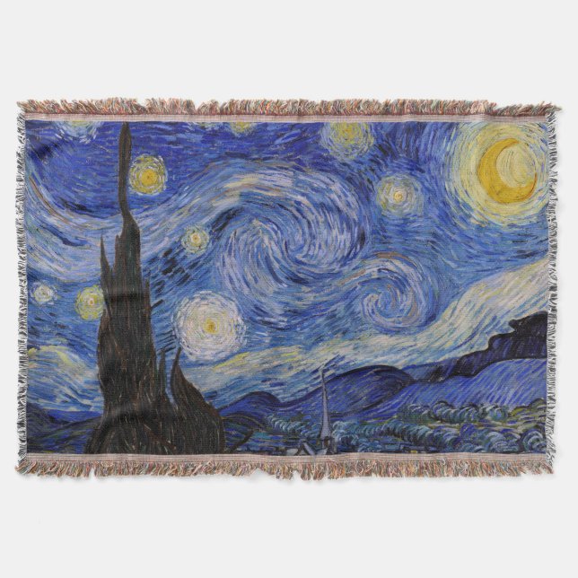 Manta Vincent Van Gogh - La noche estrellada (Anverso)