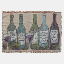 Manta Vino Throw Blanket