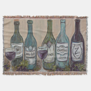 Manta Vino Throw Blanket
