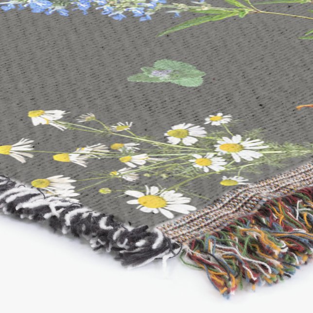 Manta Vintage botanical style (Esquina)