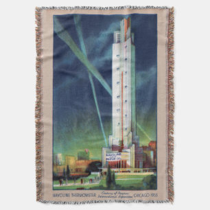 Manta Vintage Chicago Throw Blanket