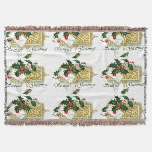 Manta Vintage Christmas Seasons Greetings