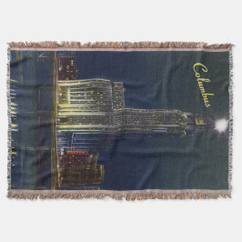 Manta Vintage Columbus Citadel con manto nocturno