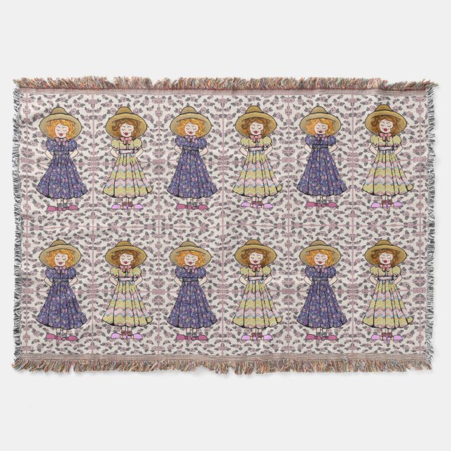 Manta Vintage Country Chicas (Anverso)