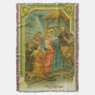 Manta Vintage Edwardian Era Nativity Christmas Card