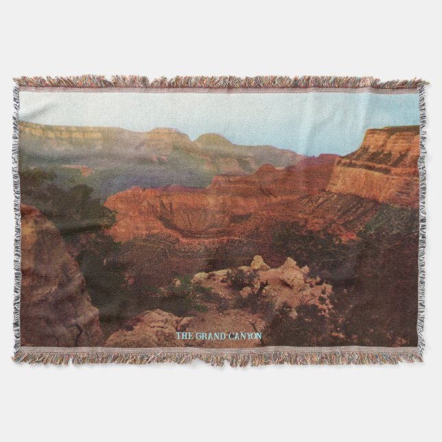 Manta Vintage Grand Canyon Throw Blanket (Anverso)