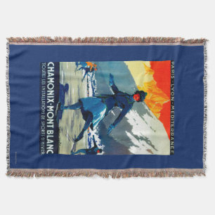 Manta Vintage PosterEurope de Chamonix-Mont Blanc