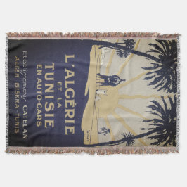 Manta Vintage Tunisie Throw Blanket