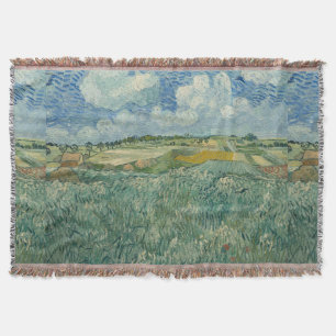 Manta Vintage Van Gogh Plain en Auvers con nubes de lluv