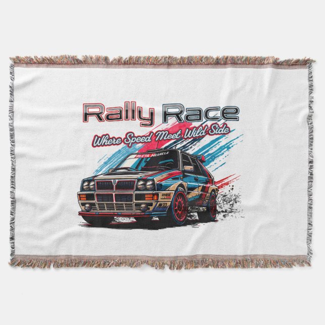 MANTA VINTAJE DE RAZA DE MANIFESTACIÓN - CUANDO LA VELOC (Anverso)