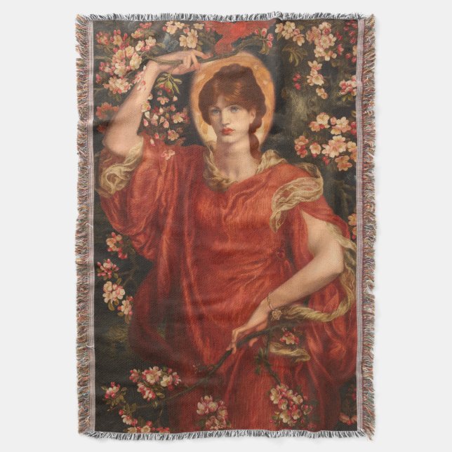 Manta Visión de Fiammetta (por Dante Gabriel Rossetti) (Frente vertical)