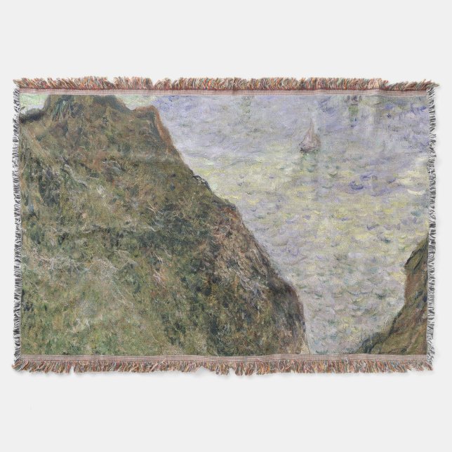 Manta Vista al mar por Claude Monet (Anverso)