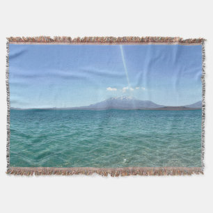 Manta Vista del agua cristalina Blue Sky Beach Vibe Tran
