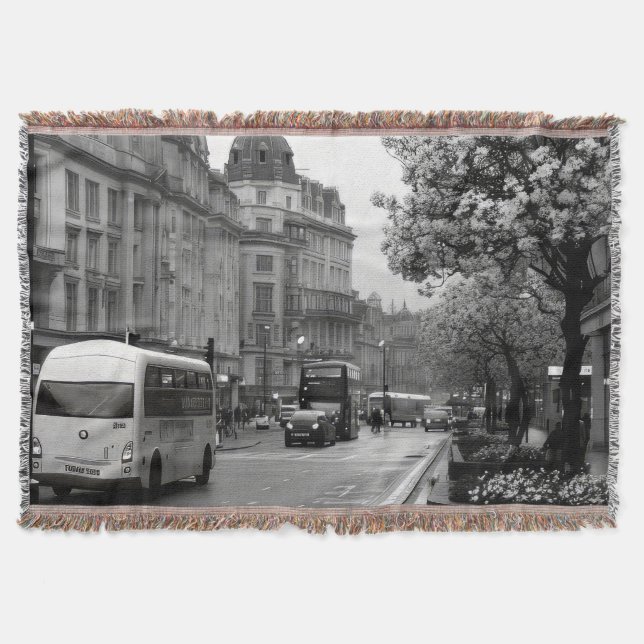 Manta Vista elegante de la calle (Anverso)