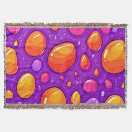 Manta Vivid Raindrop Personalizado Art