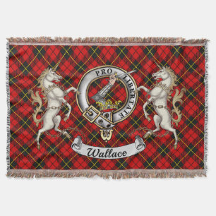 Manta Wallace Clan Badge & Tartan