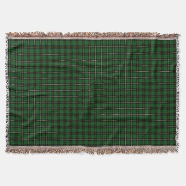 Manta Wallace Clan Hunting Tartan Bright Green Plain (Anverso)