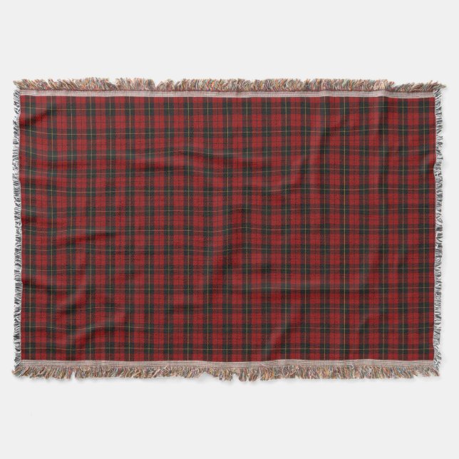 Manta Wallace Tartan Scottish Clan Plaid Pattern (Anverso)