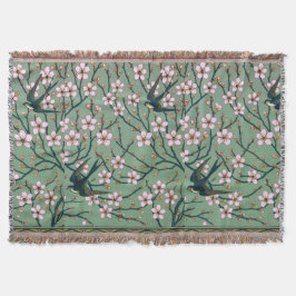 Manta Walter Crane Swallows and Almonds