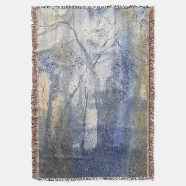 Manta Watercolor de paso del país de origen (Frente vertical)