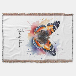 Manta Watercolor Red Admiral Butterfly Name