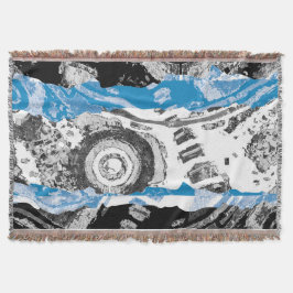 Manta Wave Mechanism – Custom Throw Blanket (50" x 60")