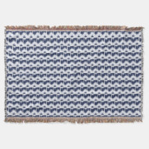 Wavy Ocean Cotton Blanket