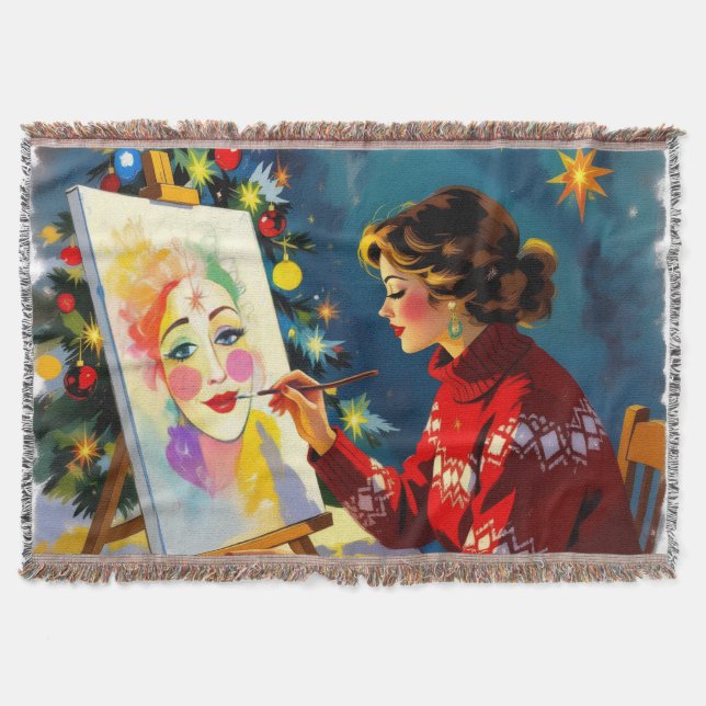 Manta „Weihnachtliche Harmonie“ (Anverso)