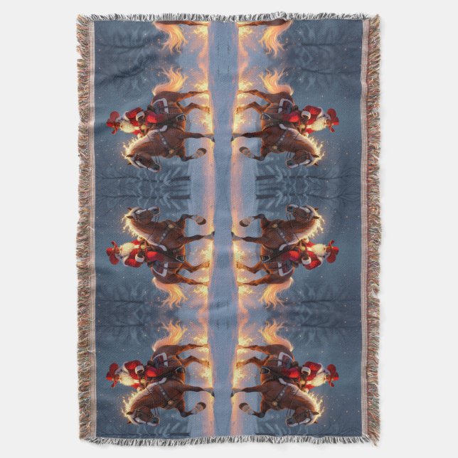 Manta „Weihnachtliche Harmonie“ (Frente vertical)