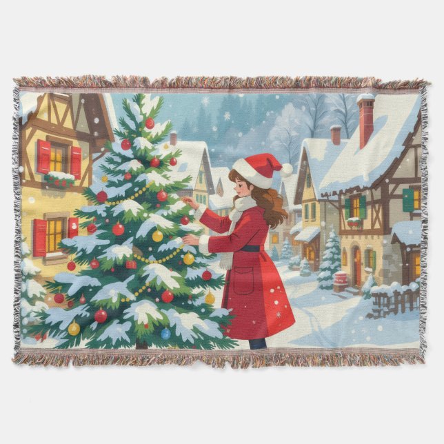 Manta „Weihnachtliche Harmonie“ (Anverso)