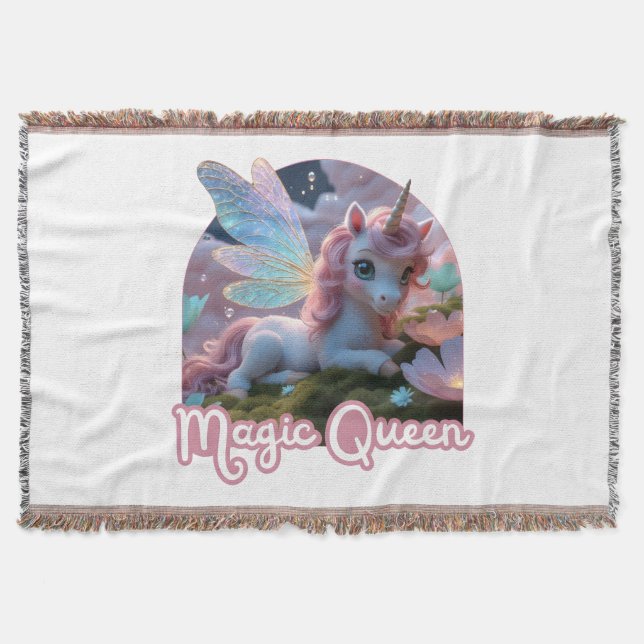 Manta Weißes Einhorn mit Flügeln - Magic Queen (Anverso)