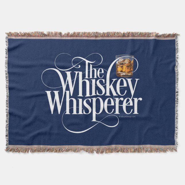 Manta Whiskey Whisperer Throw Blanket (Anverso)
