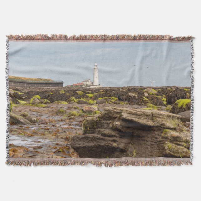 Manta Whitley Bay lighthouse  (Anverso)