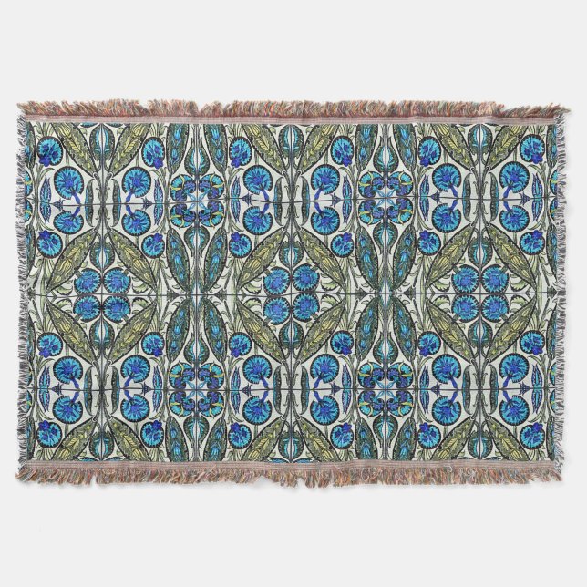 Manta William De Morgan Textiles Victorianos (Anverso)