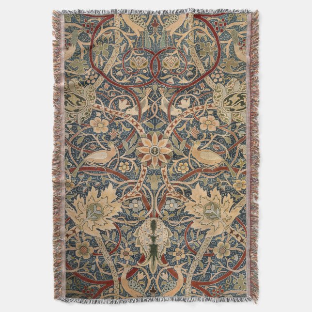 Manta William Morris Bullerswood Faux Tapestry (Frente vertical)