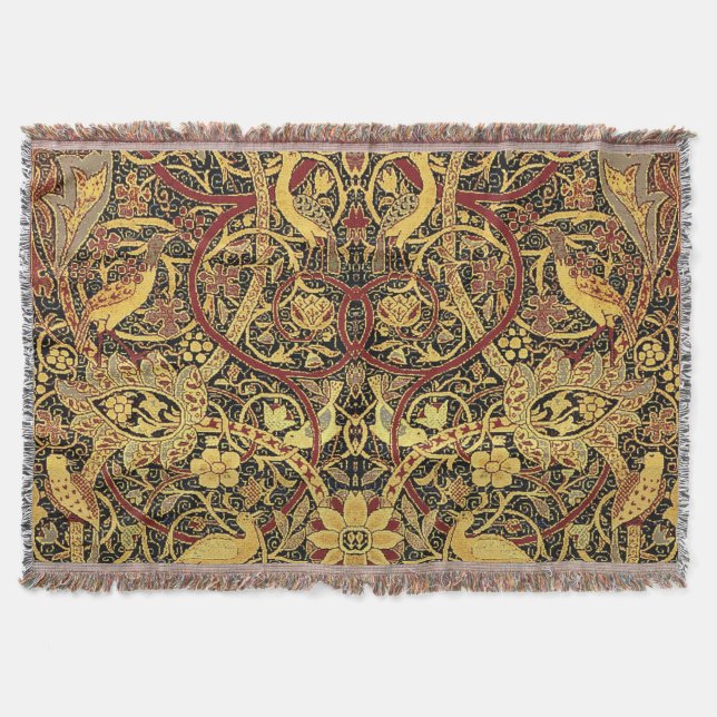 Manta William Morris Bullerswood Faux Tapestry (Anverso)