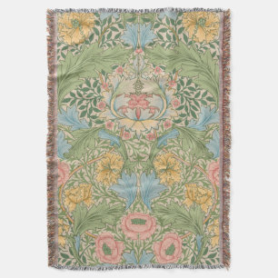 Manta William Morris Flor Floral Botánica Myrtle