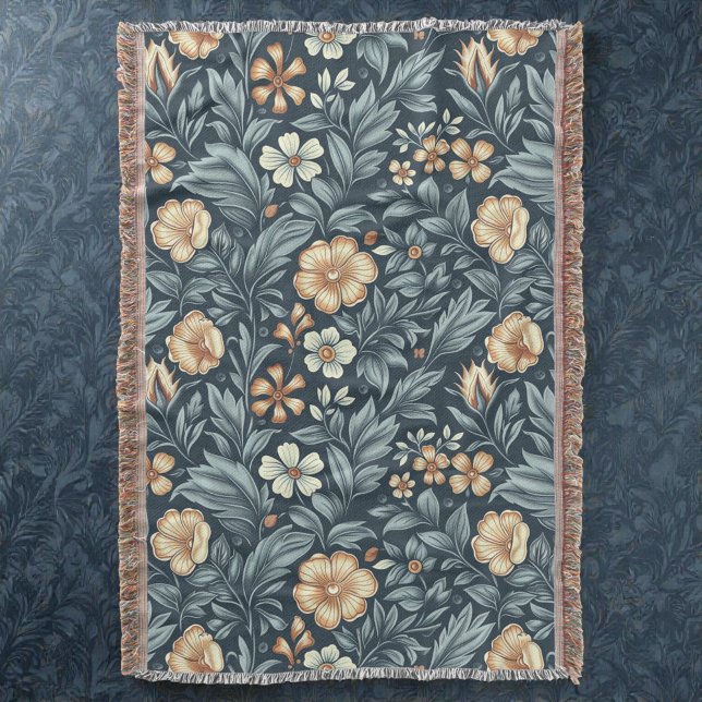 Manta William Morris Inspired Botanical Style Pattern (Subido por el creador)